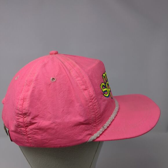 MU Sports Slideback Hat Pink One Size Adjustable Embroidered Rope Imperial - Picture 5 of 10